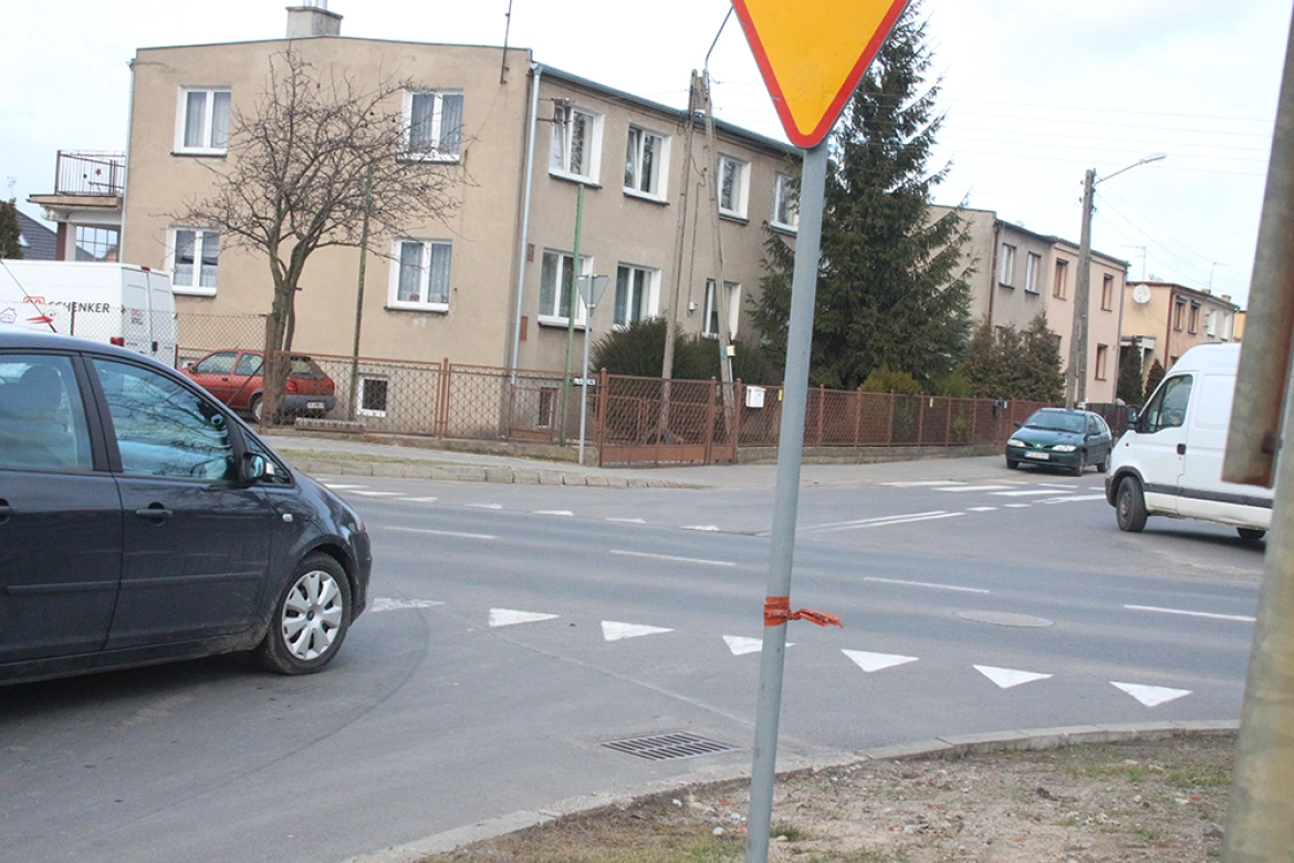 Skrzyżowanie ulic Kórnickiej, Prądzyńskiego i Mickiewicza. Tutaj także będzie nowe rondo