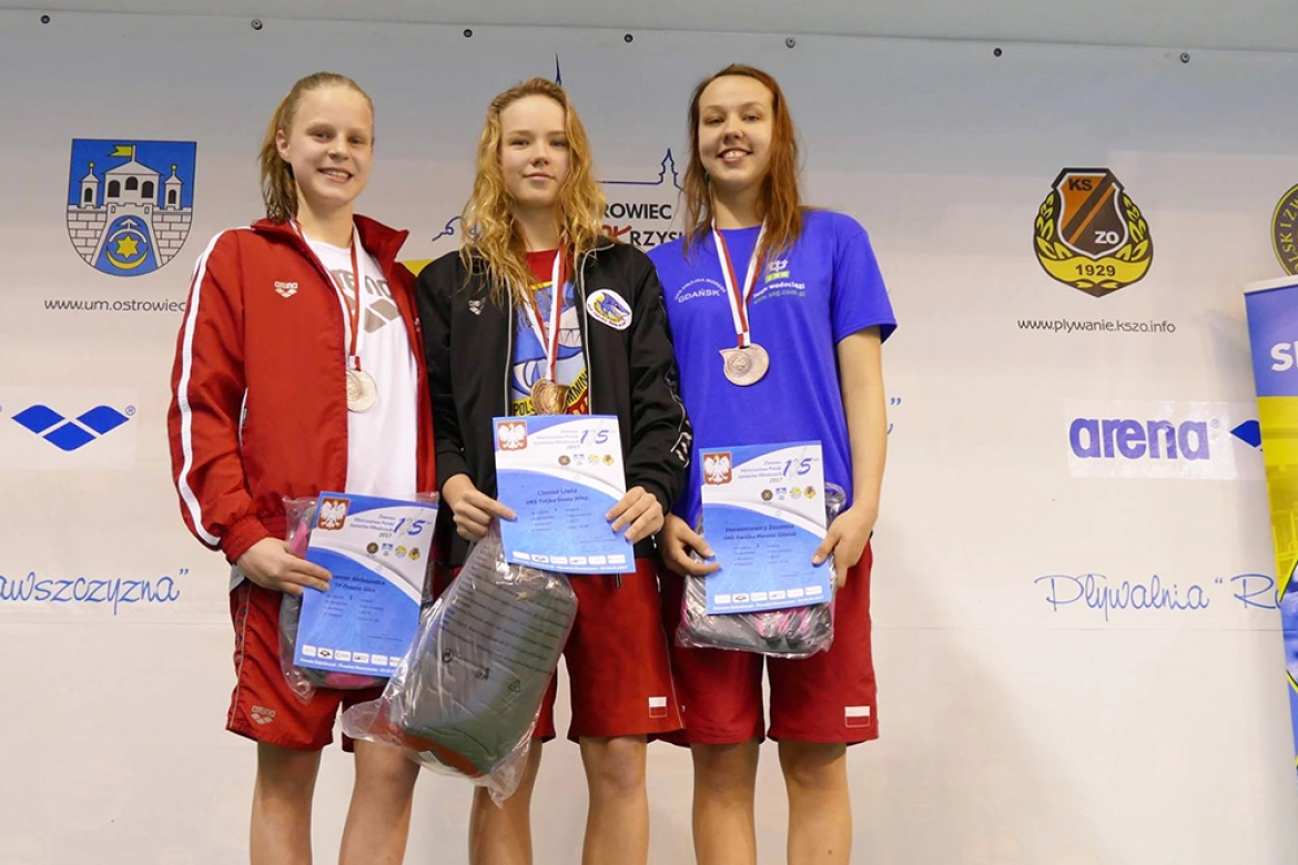 Liwia Chmiel - podwójna złota medalistka mistrzostw Polski!