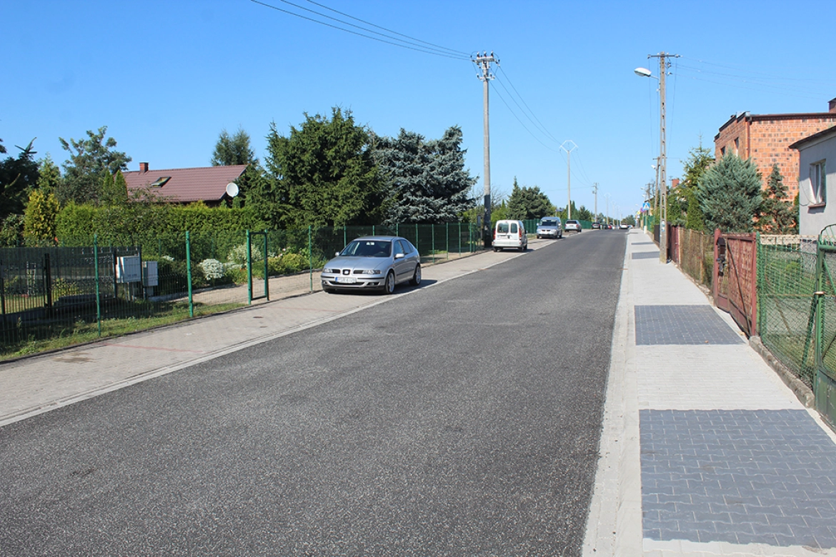 We wtorek gmina odebrała wyremontowaną ulicę Kochanowskiego