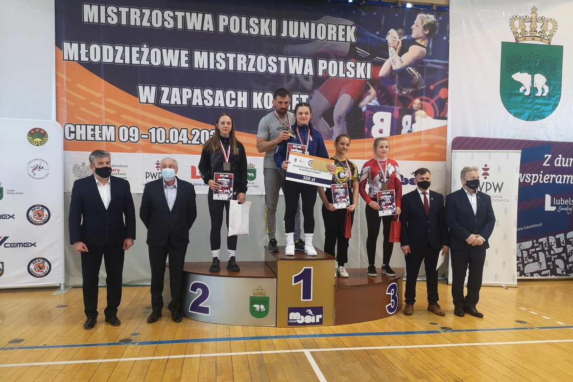 Zofia Polowczyk na drugim stopniu podium mistrzostw Polski
