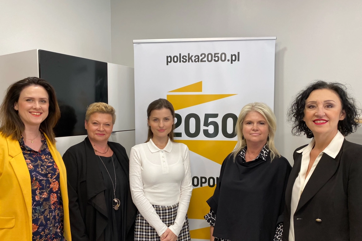 Wielkopolski Zarząd Polska 2050. Ewa Schädler pierwsza z prawej